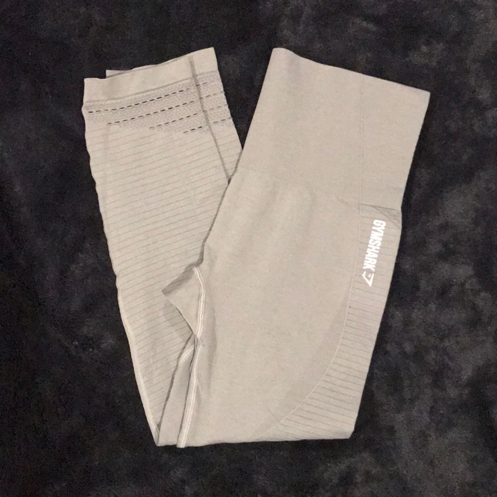 Gymshark grey seamless full length leggings